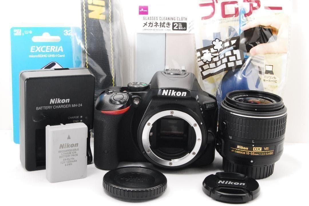 Nikon D5500 一眼レフカメラ スマホ転送 シングルレンズ