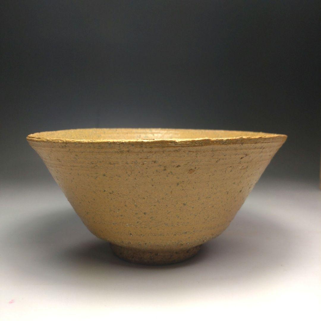 イ127 茶碗『室見窯　安達武造』『伊羅保茶碗　共箱』抹茶碗　茶道具