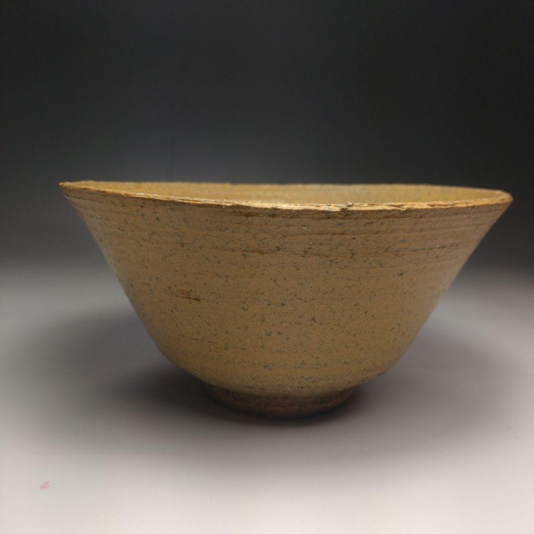 イ127 茶碗『室見窯　安達武造』『伊羅保茶碗　共箱』抹茶碗　茶道具
