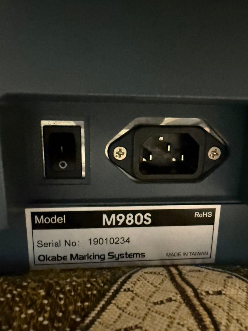 OKABE ZEXIS M9820 バーコードタグ ラベルプリンタ