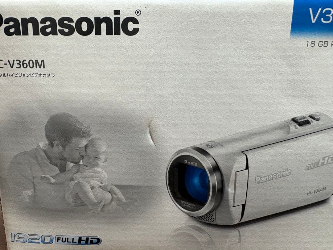 美品 Panasonic HC‑V360M ビデオカメラ