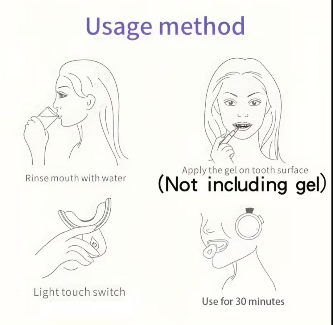 ボディ・フェイスケア TEETH WHITENING LED LIGHT