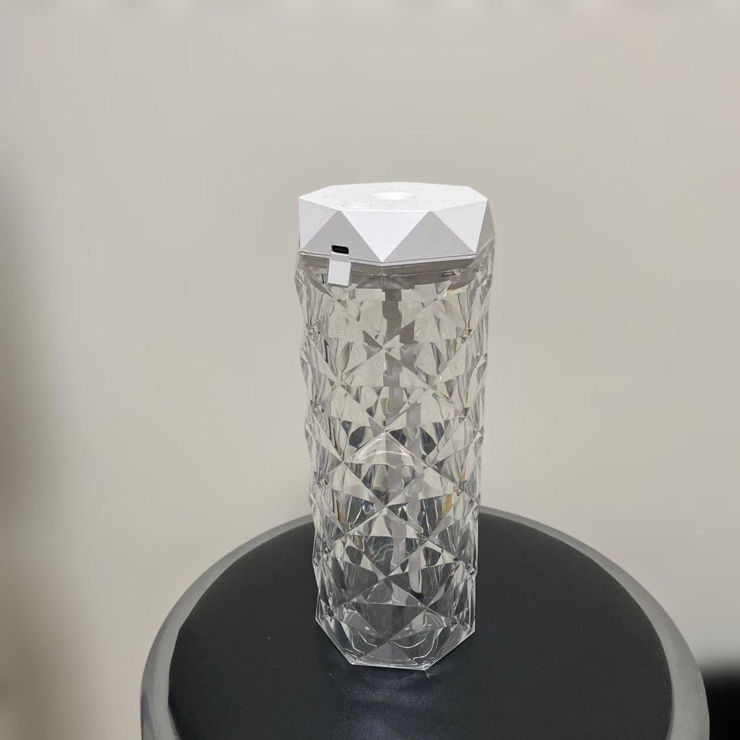 クリスタル調 卓上加湿器 自動電源オフ