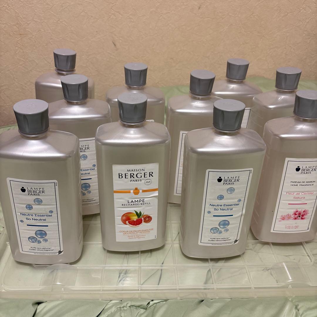 【豪華セット】ランプベルジェ アロマランプ 本体 & オイル10L 替芯・付属品