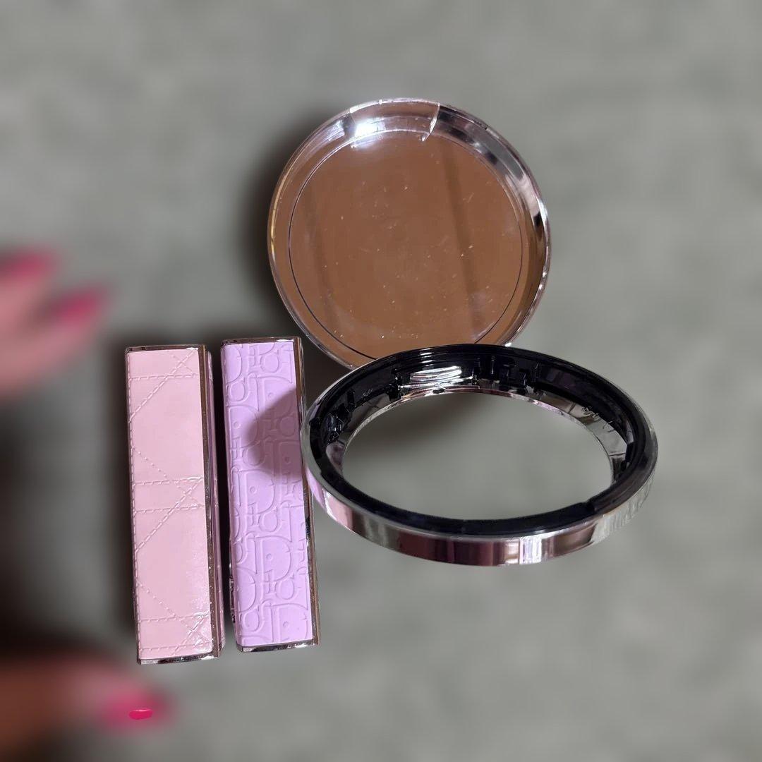 DIOR クッションケース(ピンクカナージュ) リップケース　セット