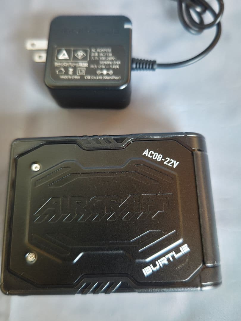 暑さ対策・冷却グッズ BURTLE AC08Li-ion AC08-2 FAN UNIT 22V