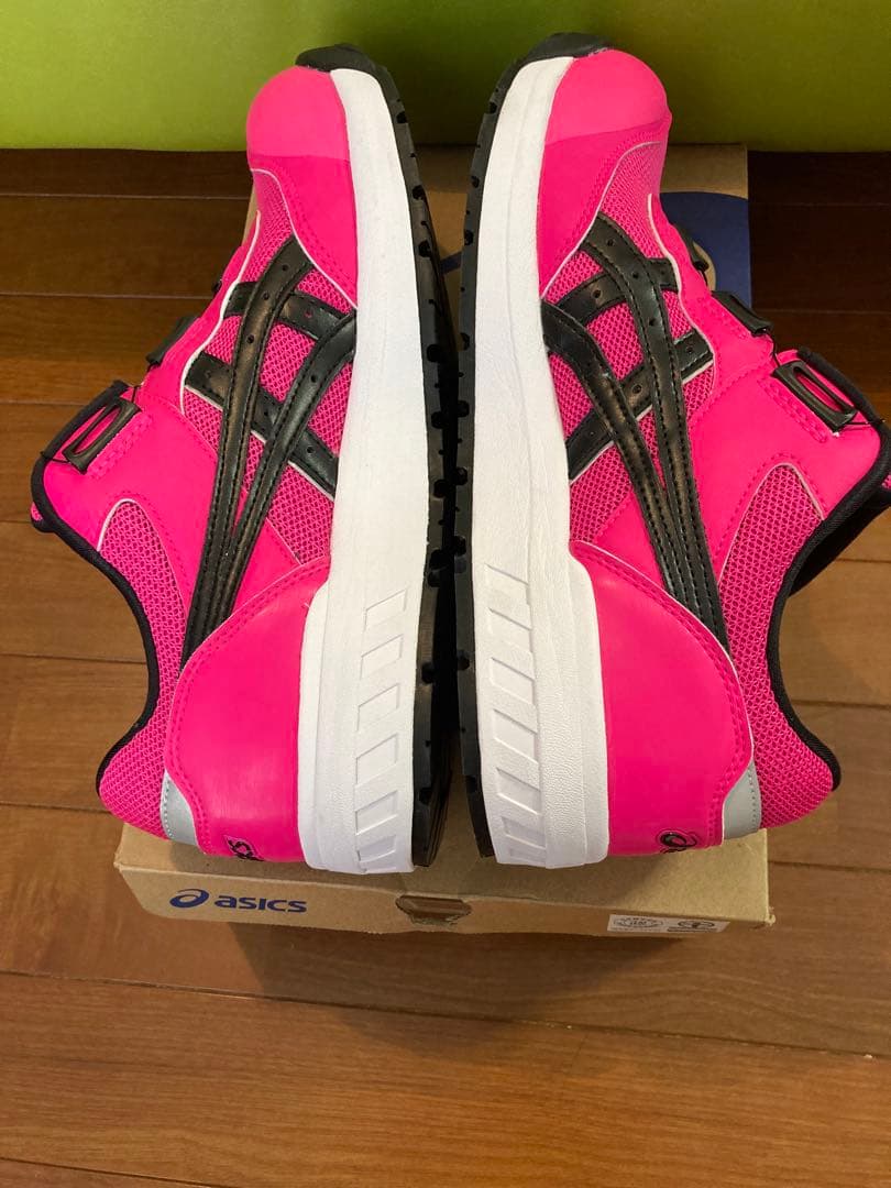 綺麗　ASICS ピンク 安全靴 BOAシステム　27.0cm