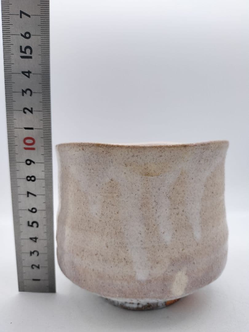 c262 筒茶碗 萩 萩殿窯 木箱 茶道具 古物