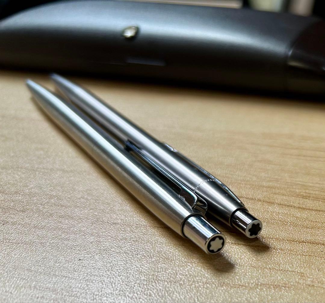 MONTBLANC ノブレスシャーペン、スリムラインボールペン