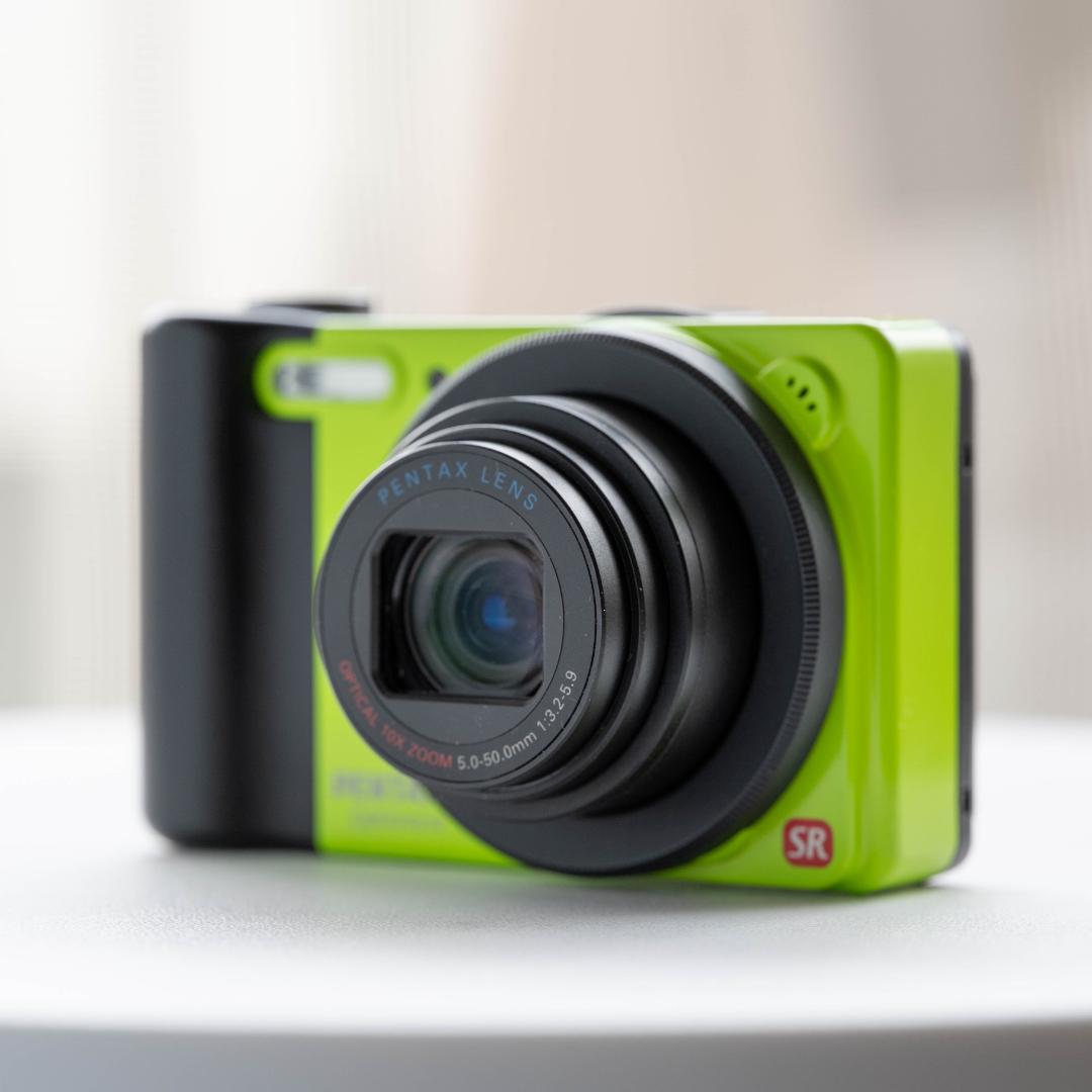 【可愛いすぎるコンデジ】PENTAX optio RZ10　ライムグリーン