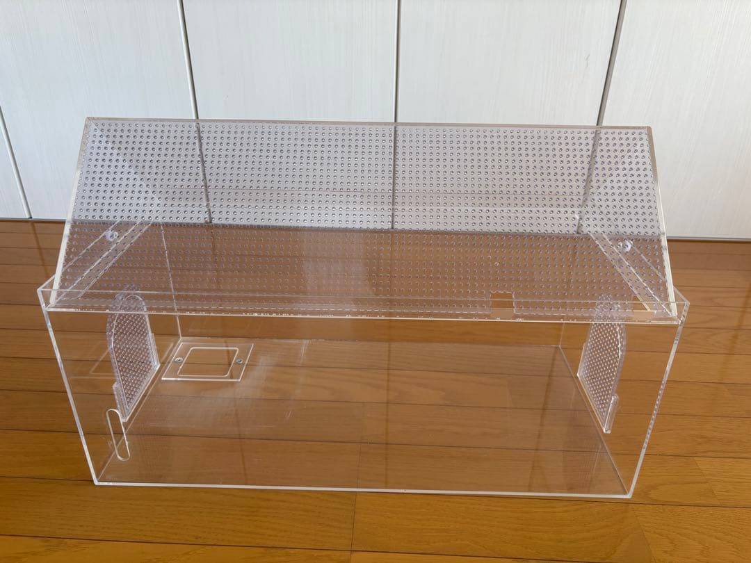 ねくすとショップ　ハムスター用　アクリルケージ　三角屋根　60センチ