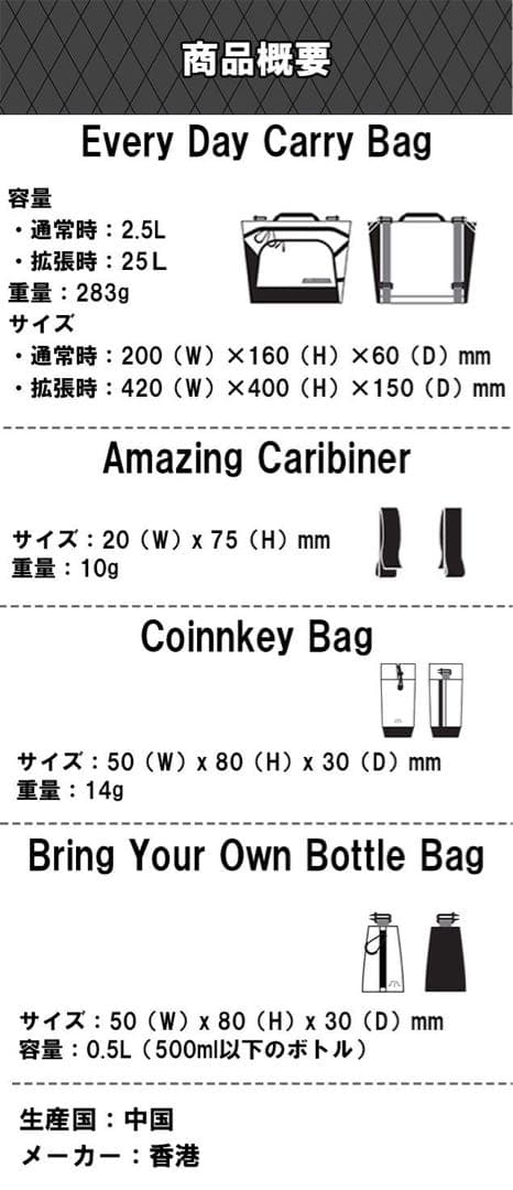 Elephat 多機能バッグセット