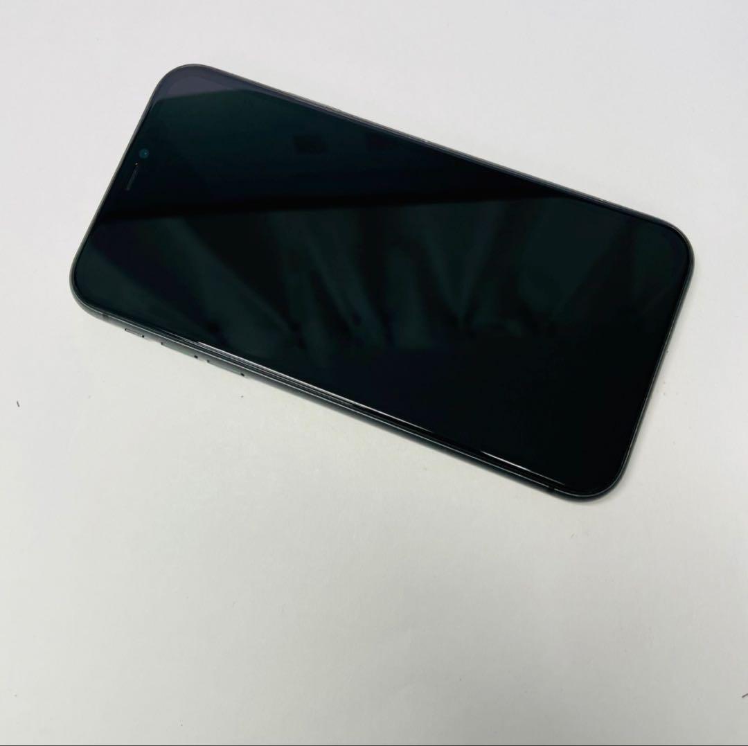 美品 iPhone 11 ブラック 128GB SIMフリー ガラスフィルム