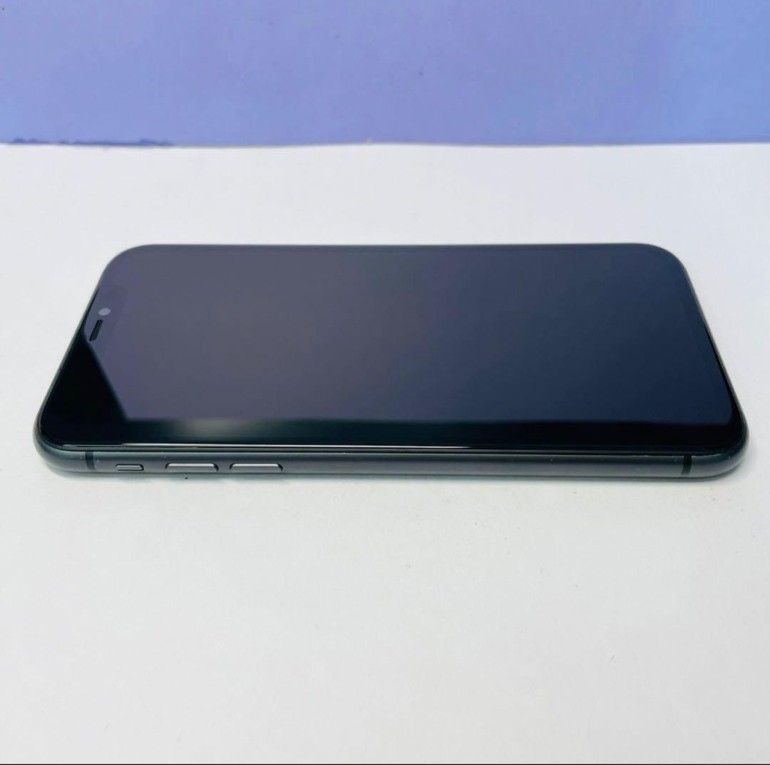 美品 iPhone 11 ブラック 128GB SIMフリー ガラスフィルム