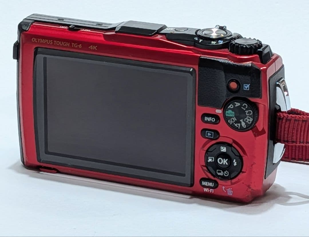 OLYMPUS TG-6 RED レンズアダプター付き オリンパス