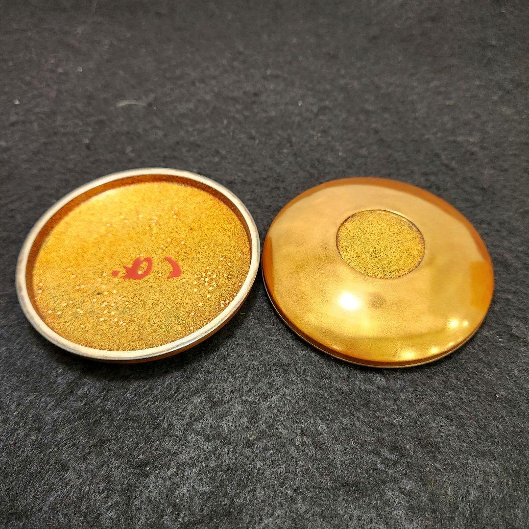 Y3429 清瀬一光 虫蒔絵 金梨地 香合 堀内宗完（兼中斎）花押 共箱