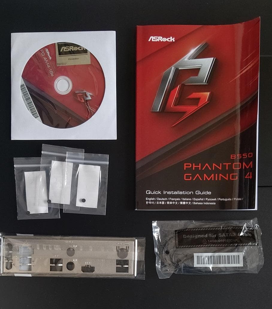 マザーボード B550 Phantom Gaming 4 Asrock AM4 ATX