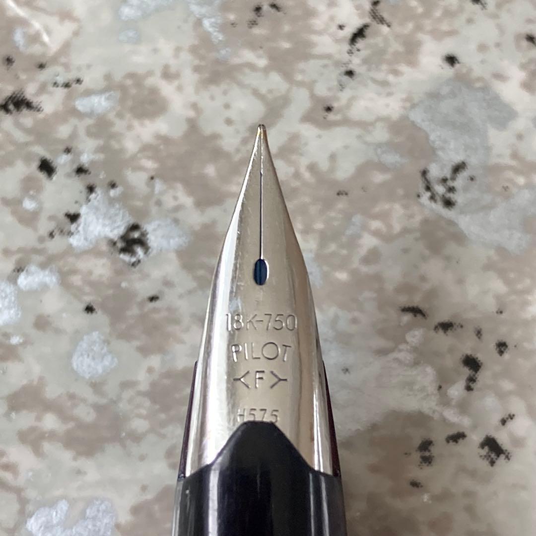 #240 オーバーホール済み 万年筆 PILOT Elite 全格子 18k