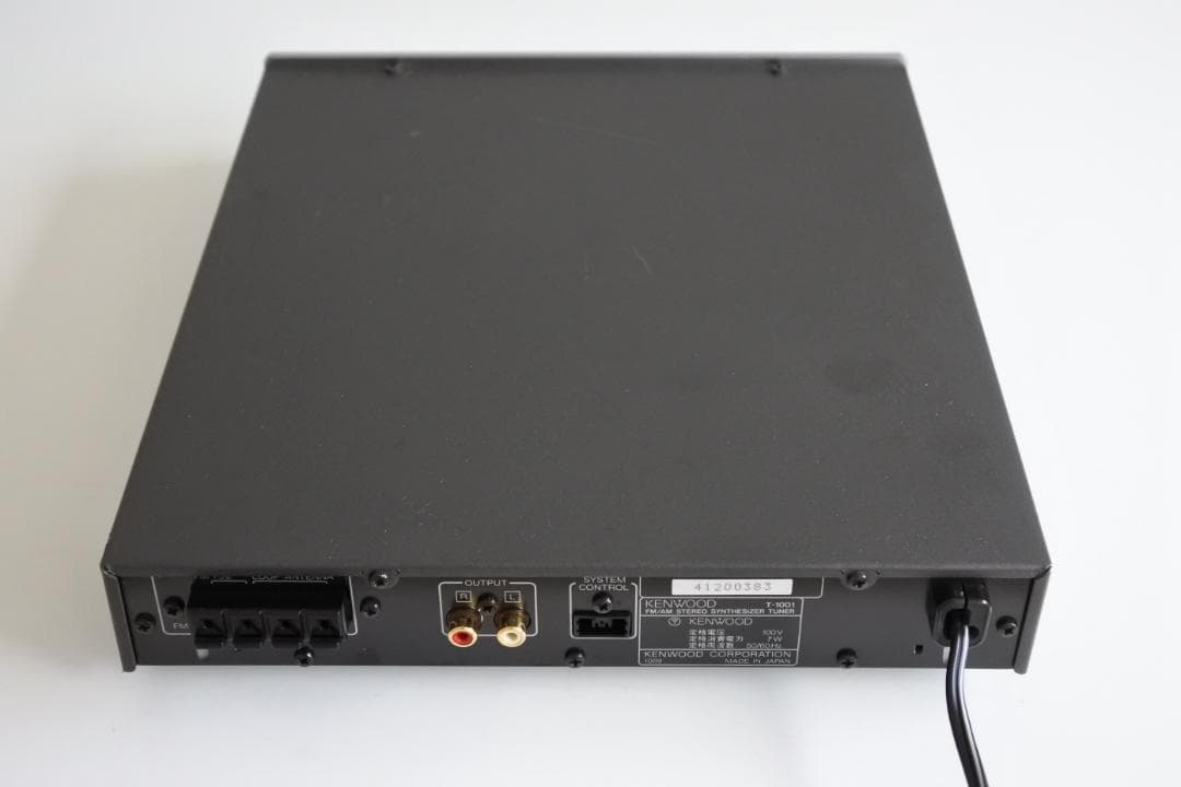 ■KENWOOD T-1001 FM/AMチューナー　正常動作品■