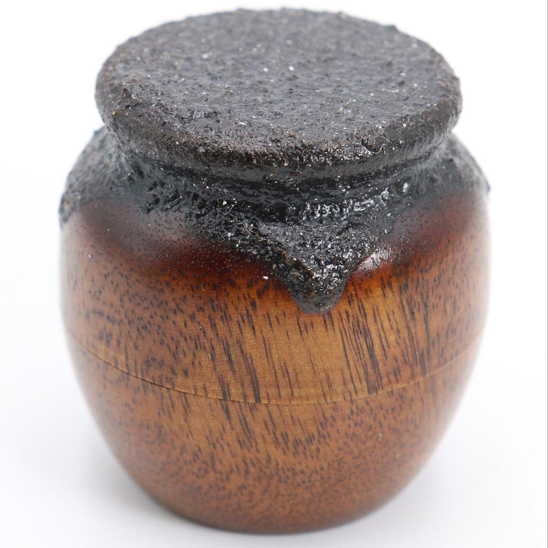 中村湖彩作 茶摘篭蒔絵 茶壷香合 茶道具 共箱共布　C1031