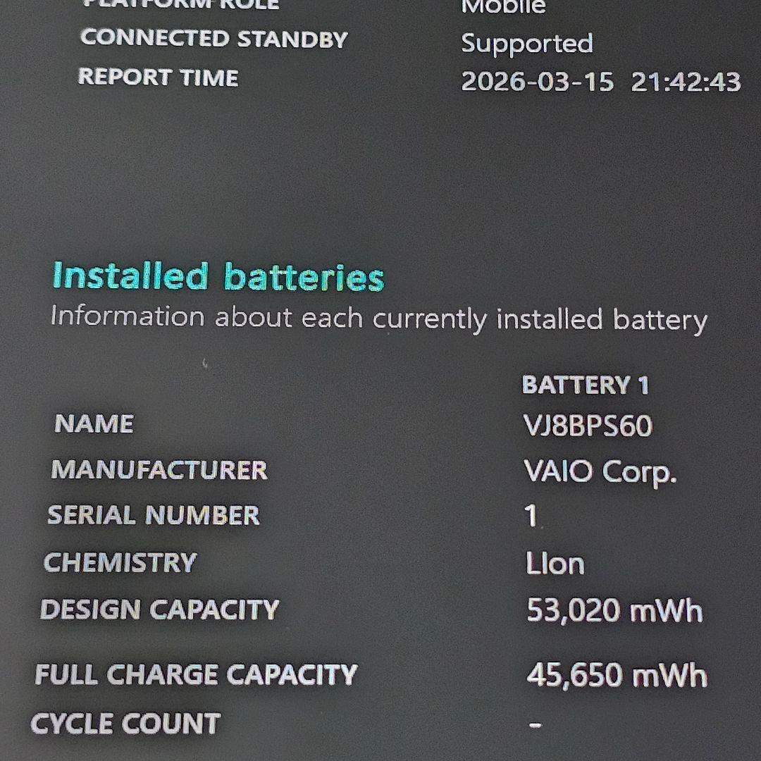 Vaio Pro PJ／Core i5 11世代／LTE内蔵／小型軽量