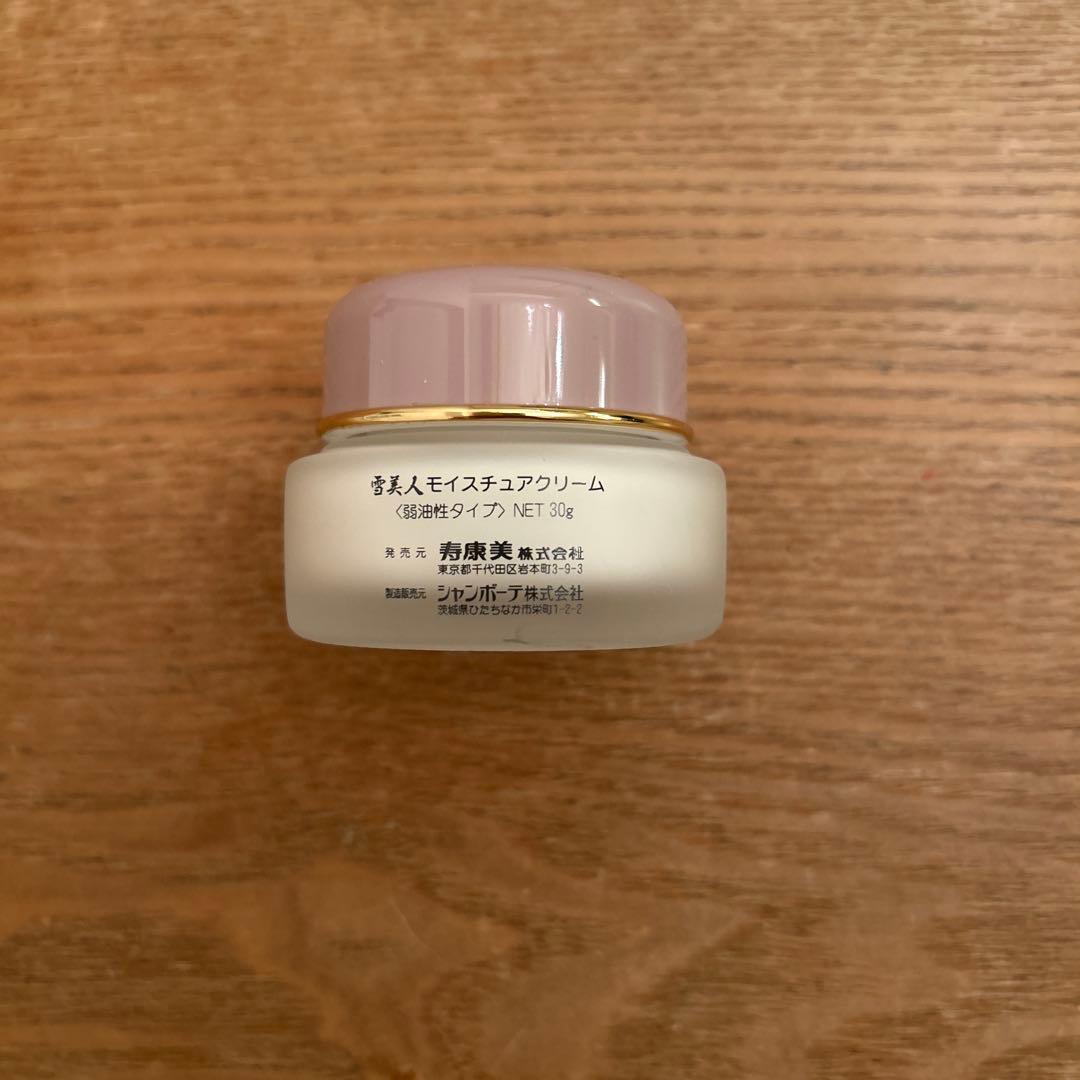 雪美人　モイスチュアクリーム　弱油性クリーム　30g