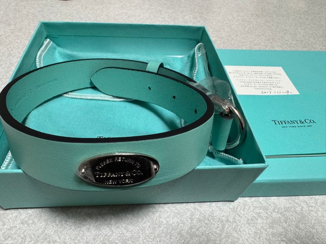 Tiffany & Co. ティファニーブルー首輪　L size