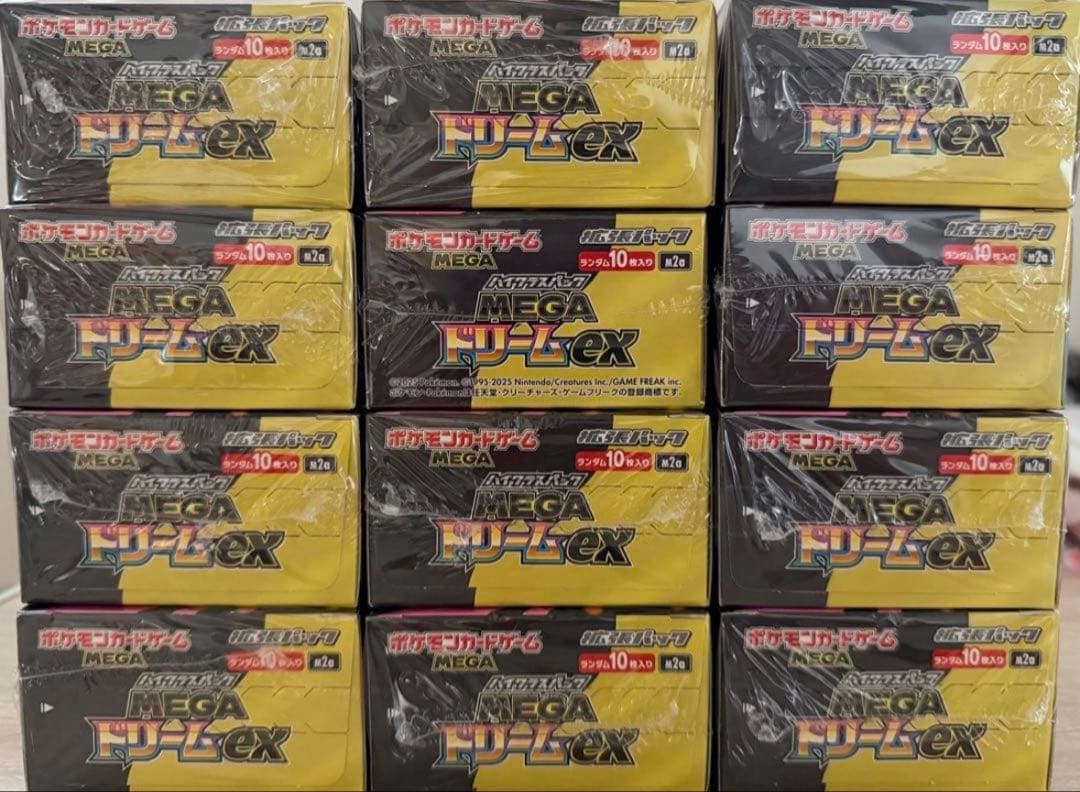 MEGAドリームex　シュリンク付　12BOX　ポケモンカード