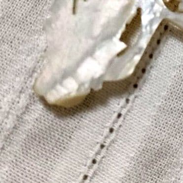 ベツレヘムパール 白蝶貝 クロスのチャーム