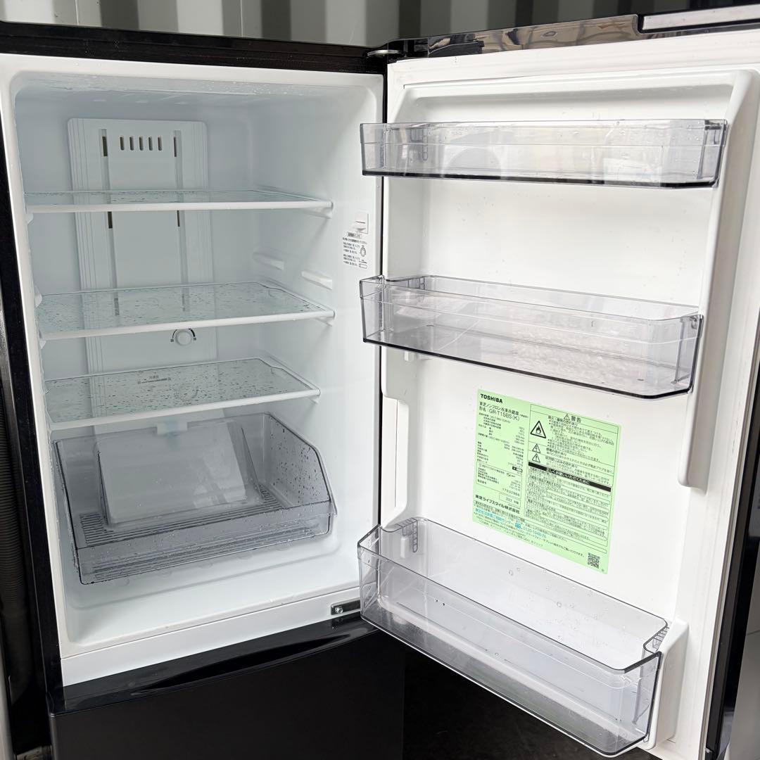 運搬取付無料！純正東芝冷蔵庫・洗濯機 2点セット！一人暮らしに！完動美品！