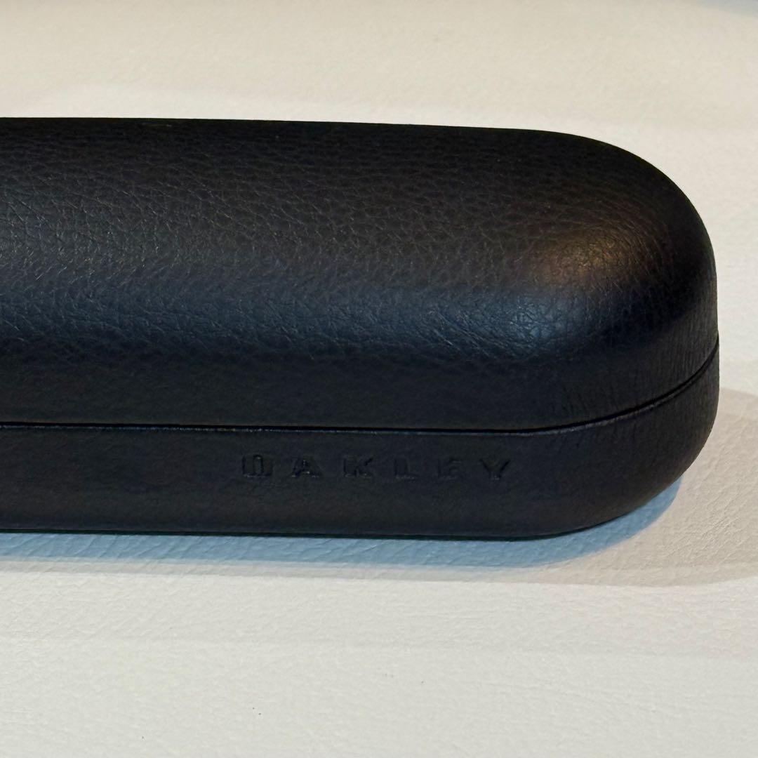美品OAKLEYオークリークロスリンクゼロメガネフレーム度なしグレーシャドウ