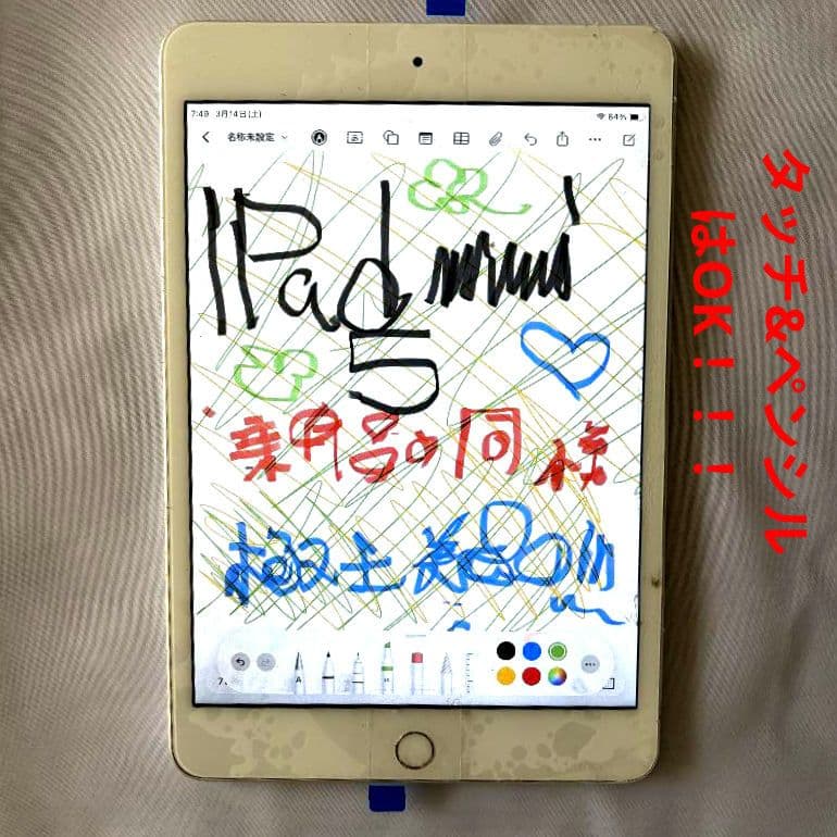 極上美ほぼ新品 iPad mini (第5世代) 64GB 新品パーツだらけ