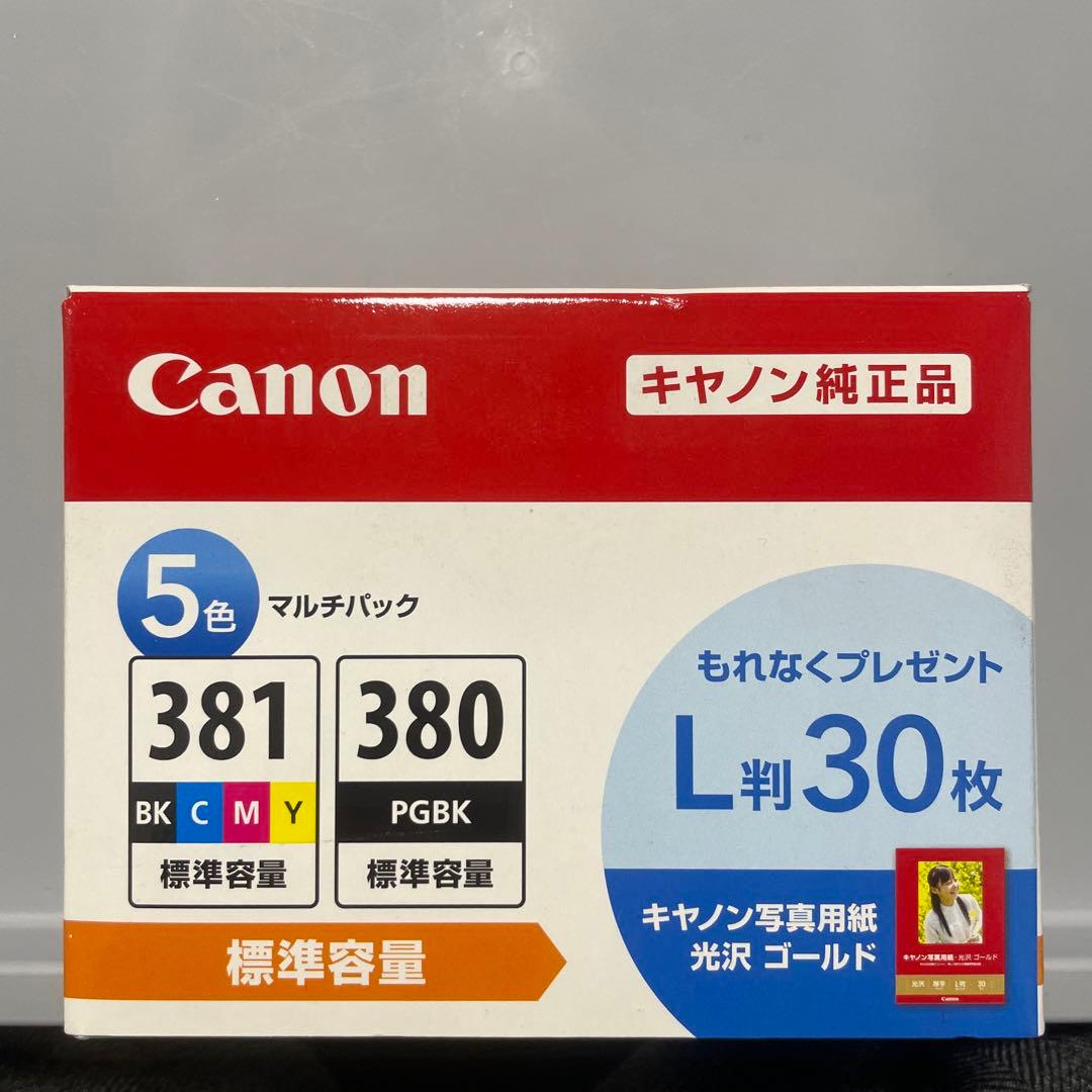 Canon インクカートリッジ 381 380 5色セット✖️2　取付期限切れ