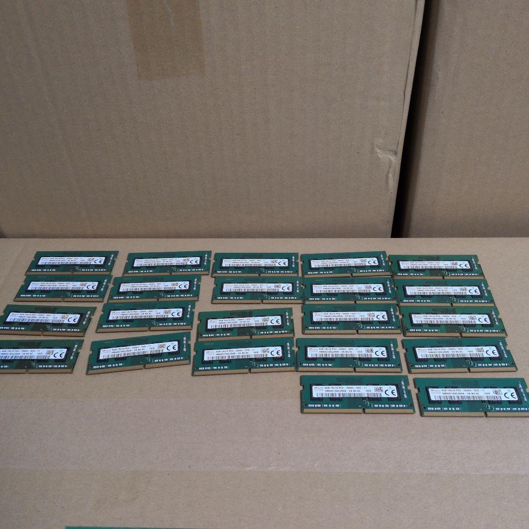 SK hynix 4GB DDR4 2666MHz メモリ　22枚