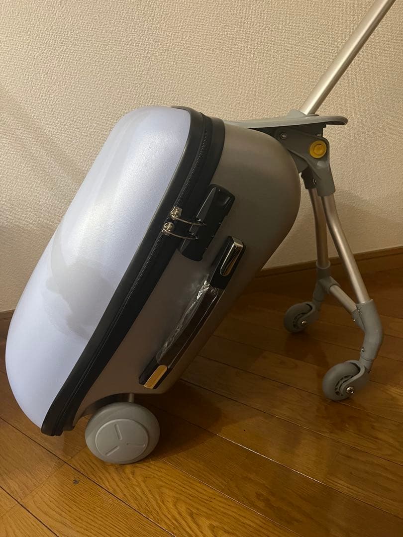 子供用スーツケース 3WAY乗れる ブルー キャリーケース 20インチ 42L