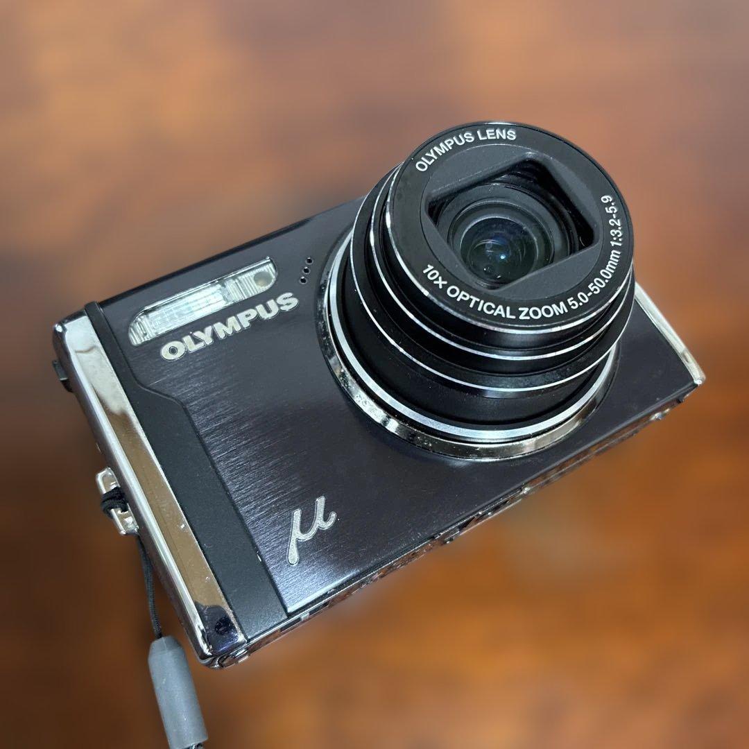 【美品】OLYMPUS μ-9000 希少な純正SDアダプタ付き、microSD