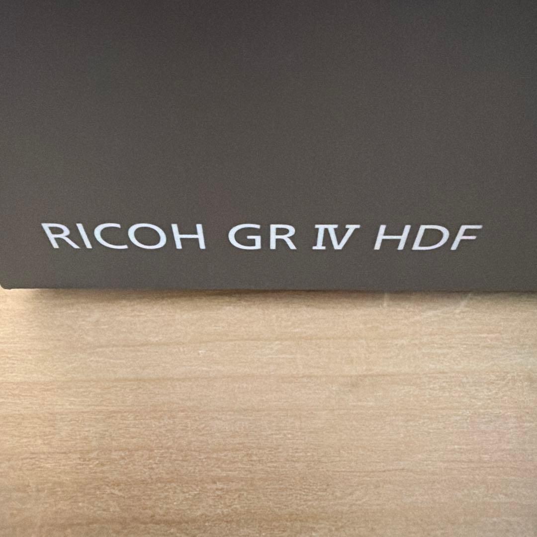 RICOH GR IV HDF コンパクトデジタルカメラ リコー