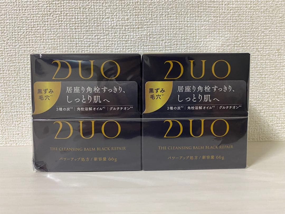 DUO クレンジングバーム ブラックリペアEX 66g 4個セット