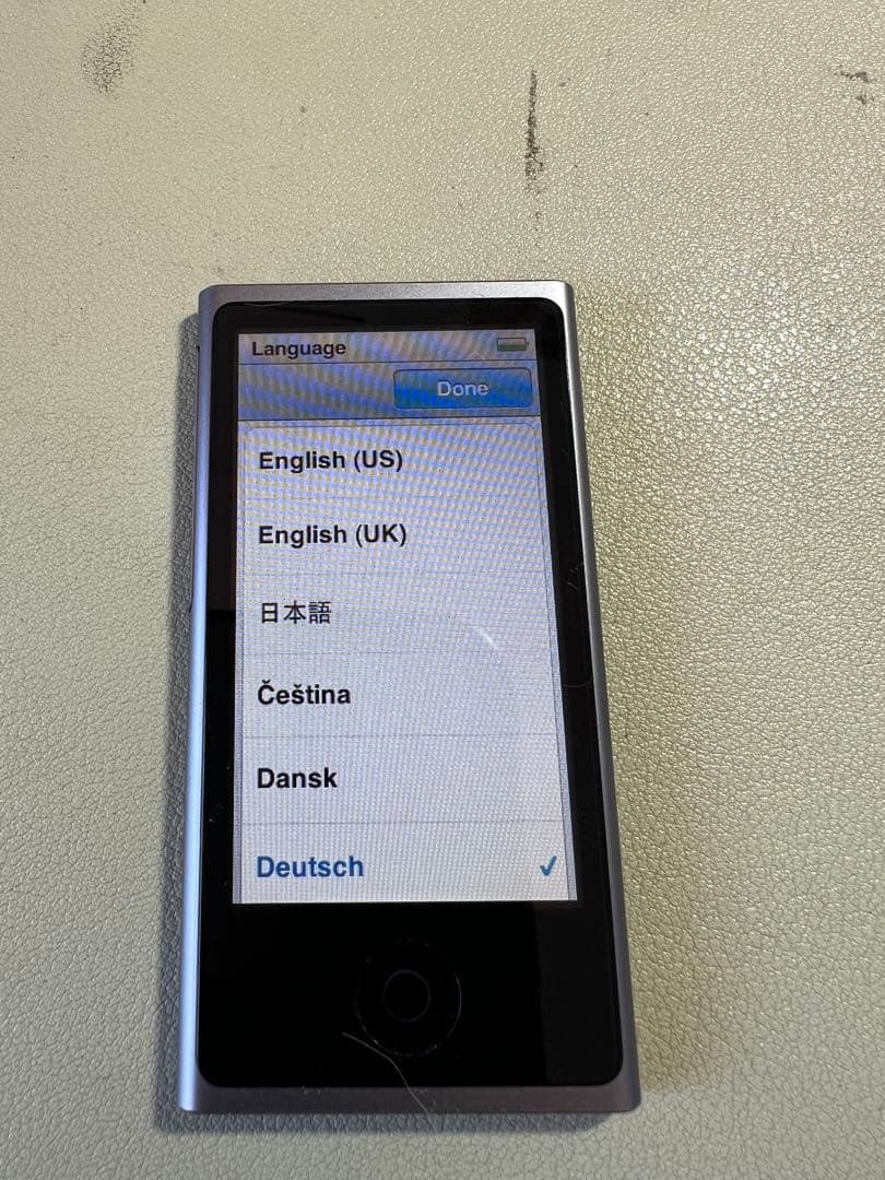 iPod nano 第7世代 16GB 動作良好 初期化済