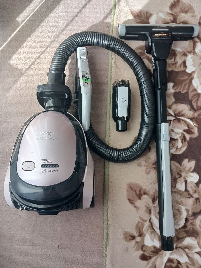 ☆HITACHI★CV-PY300紙パック式掃除機★かるパック☆ピンク★14年製