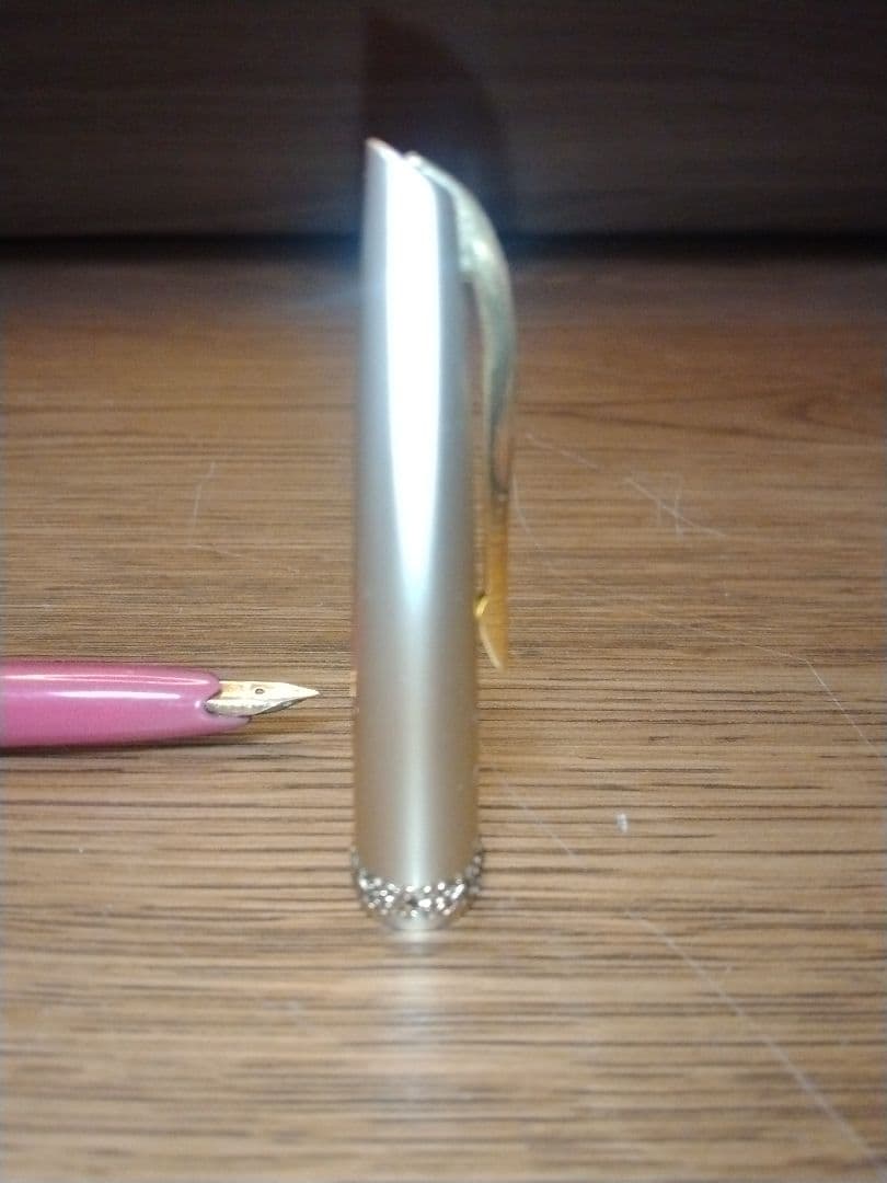 プラチナ　platinum　万年筆 18Kゴールド　現状品 レトロ