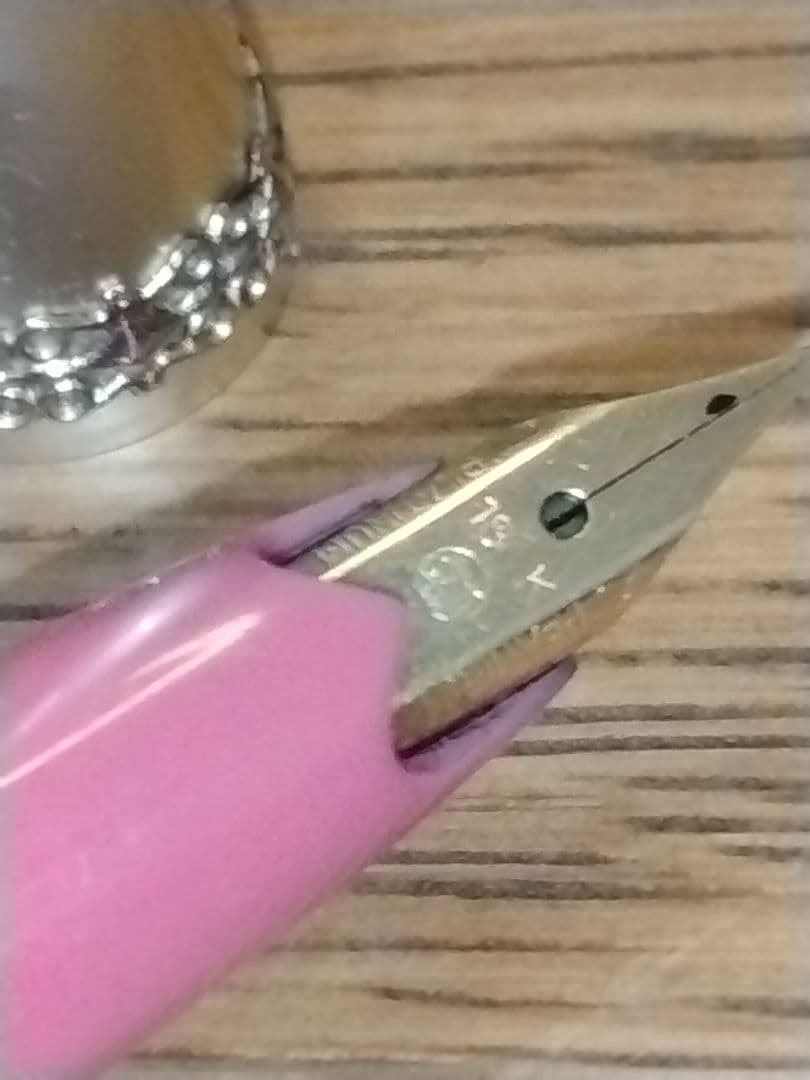プラチナ　platinum　万年筆 18Kゴールド　現状品 レトロ