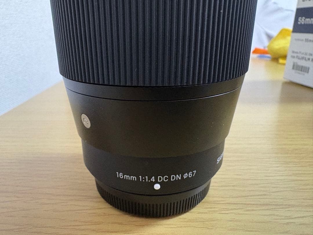 sigma 16mm f1.4 xマウント