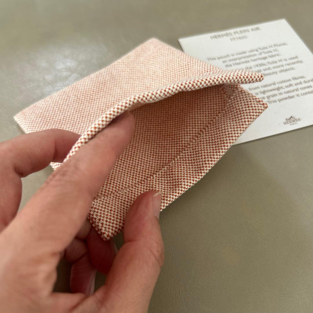 【美品！ポーチ付】エルメスプランエア フェイスカラー 01 トットリ