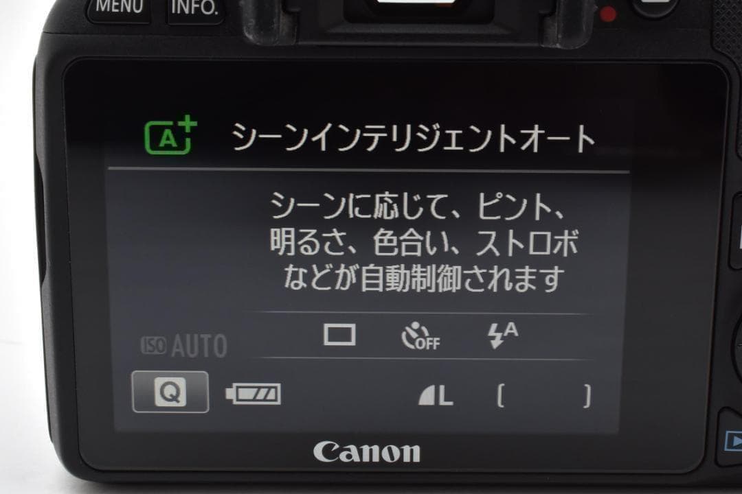 ■極少ショット■ キヤノン　Canon EOS Kiss X7 Wレンズキット