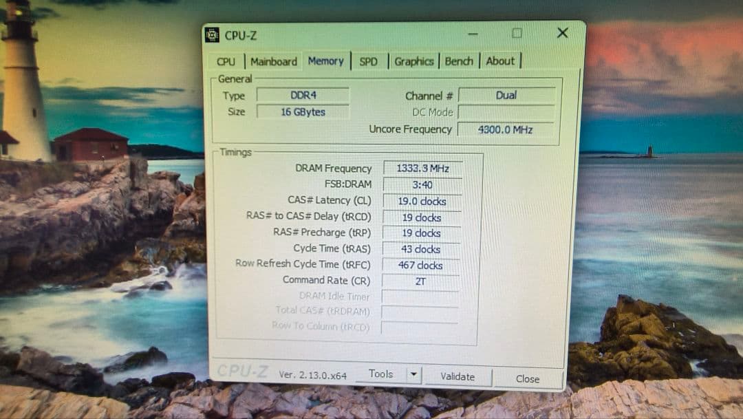 DDR4 8GBx2枚 16GB pc4-2666 動作確認済み ③