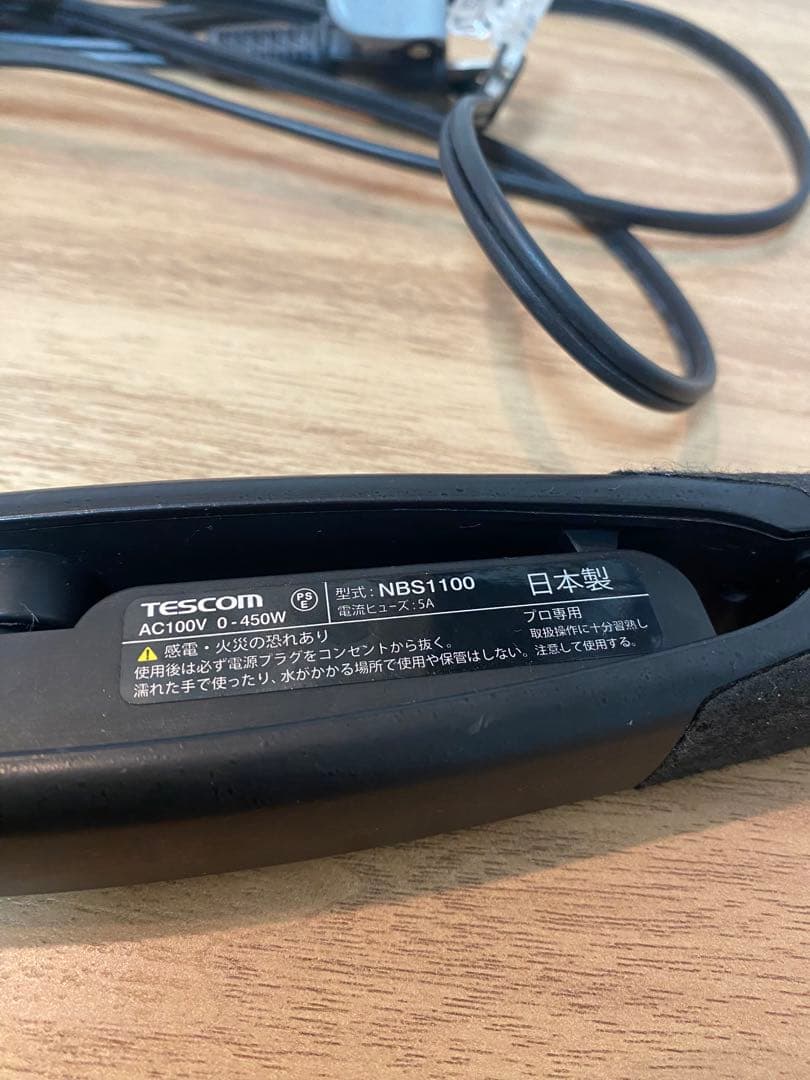 nobby nbs1100 ヘアアイロン　ノビー　テスコム　ストレートアイロン