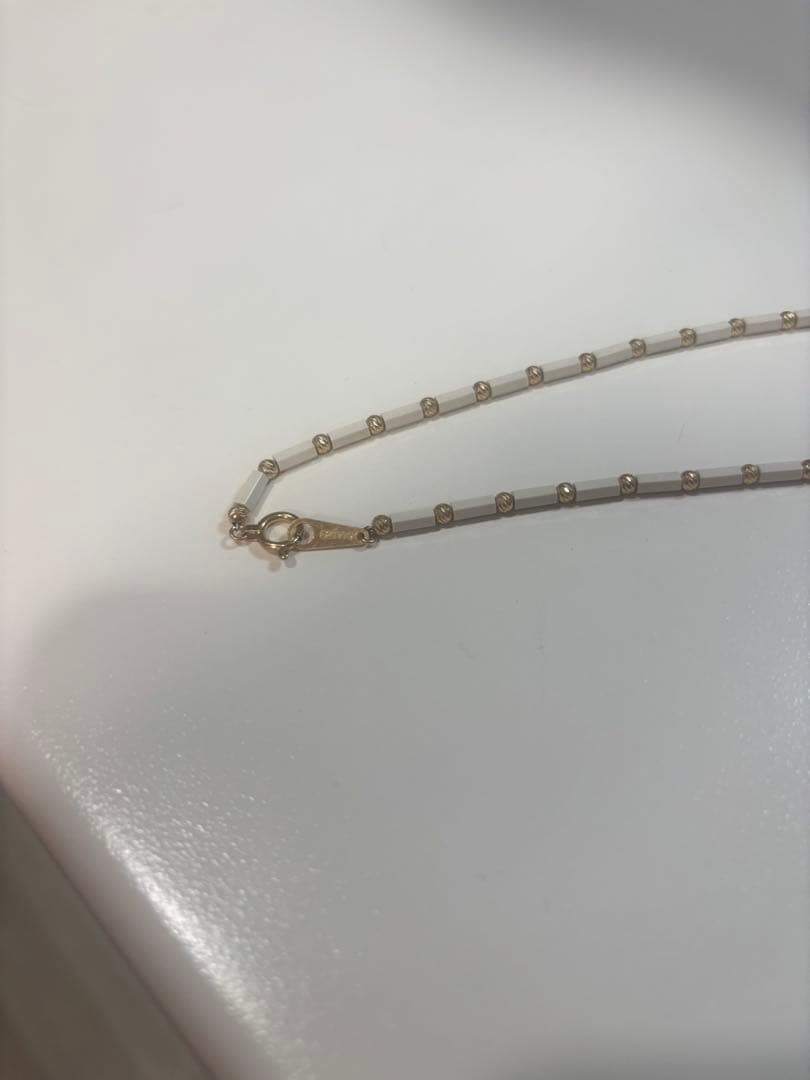 Dis Moi アスカネックレス　ホワイト