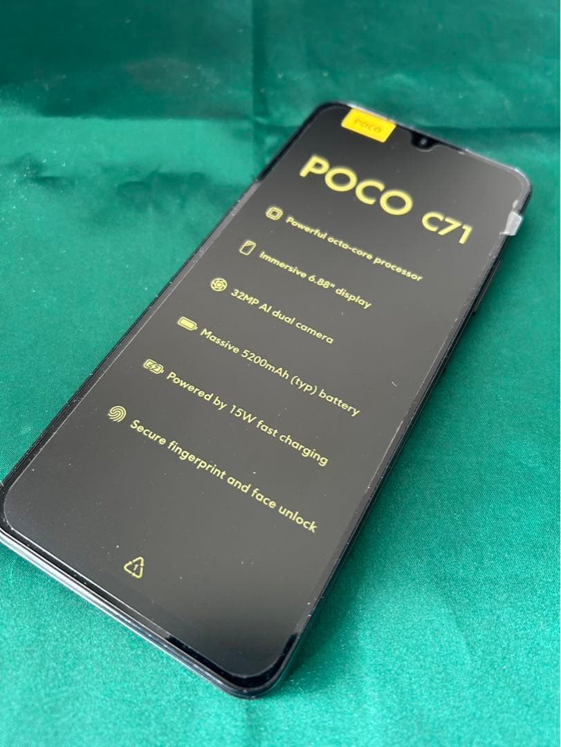 POCO C71 3GB RAM 64GB ROM ブラック SIMフリー