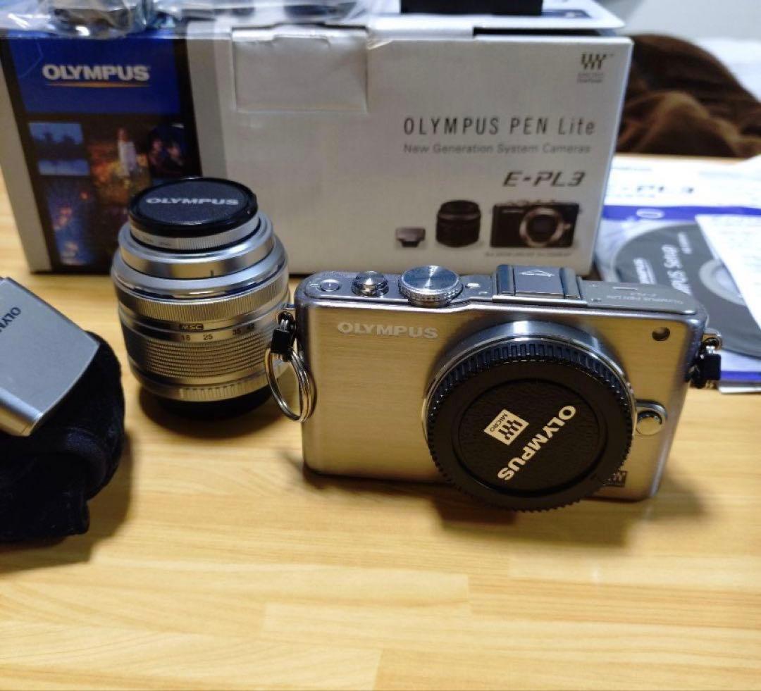 【美品】OLYMPAS PEN Lite E-PL3